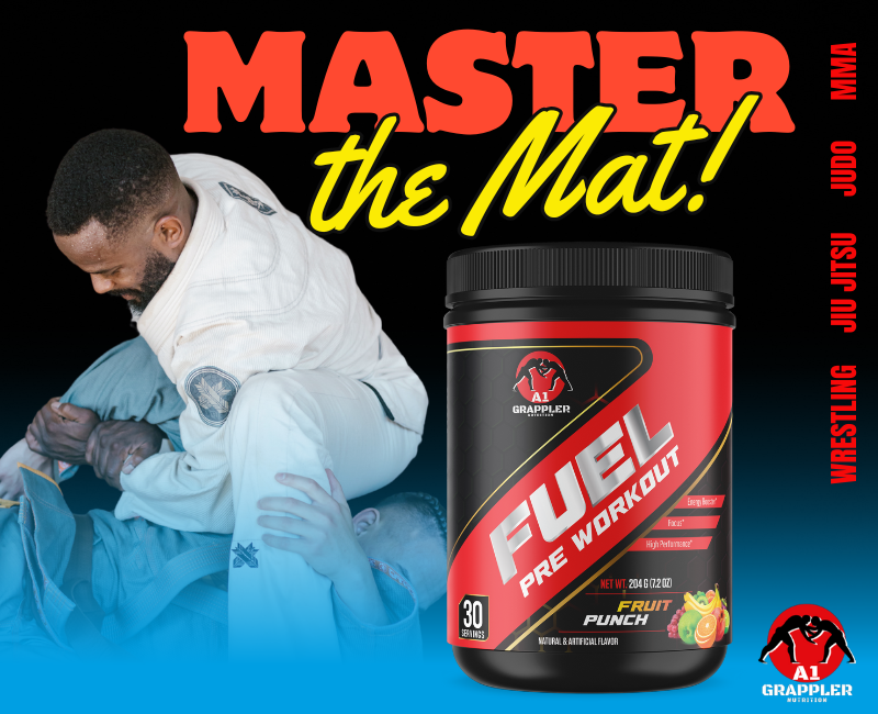 "FUEL" Preworkout Supplement for the Brazilian Jiu Jitsu (BJJ), Judo & Wrestling Athlete