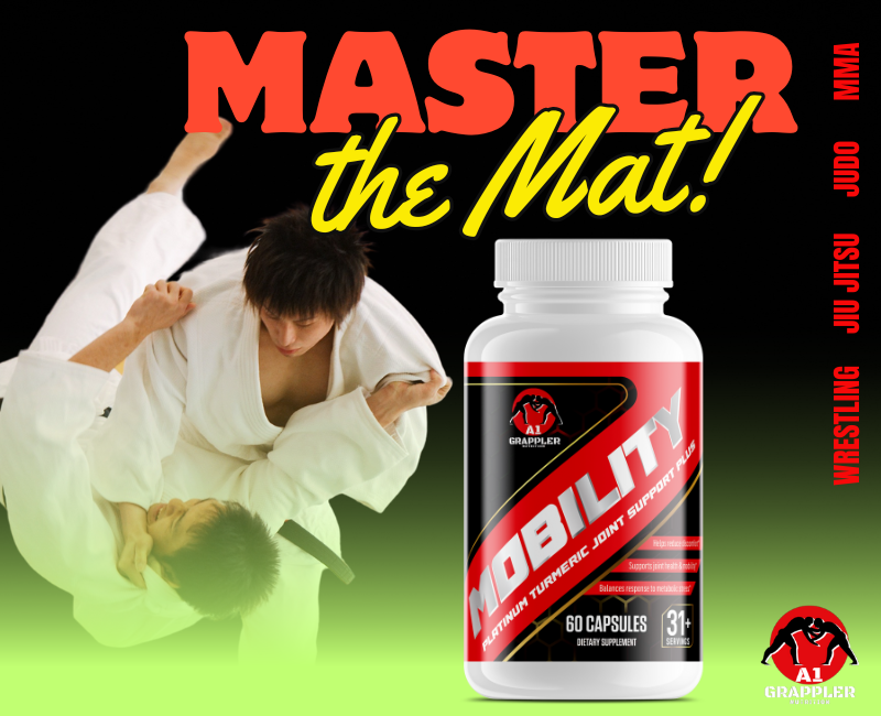 "MOBILITY" Joint & Tendon Supplement for the Brazilian Jiu Jitsu (BJJ), Judo & Wrestling Athlete