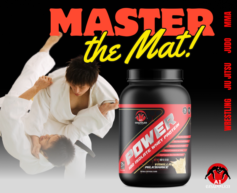 "POWER" Protein Supplement for the Brazilian Jiu Jitsu (BJJ), Judo & Wrestling Athlete