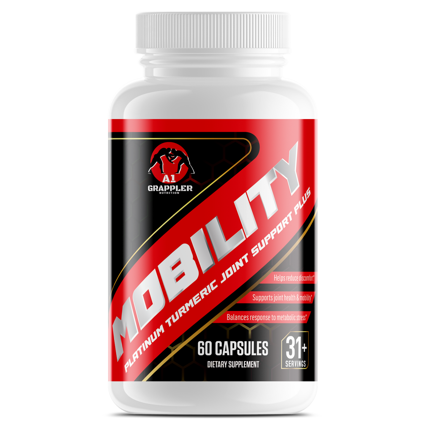 "MOBILITY" Joint & Tendon Supplement for the Brazilian Jiu Jitsu (BJJ), Judo & Wrestling Athlete