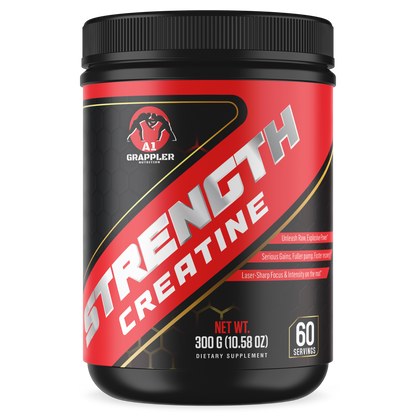 A1Grappler "Strength" Creatine Monohydrate – Explosive Power & Faster Recovery for Grapplers | 300g