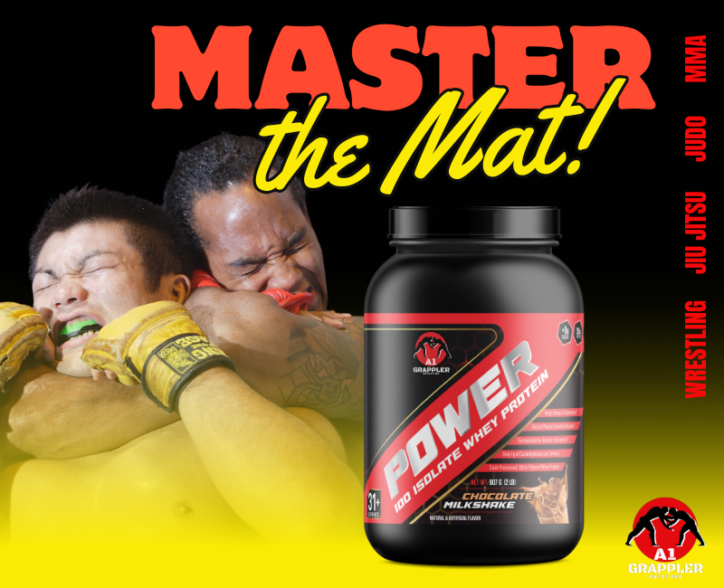 "POWER" Protein Supplement for the Brazilian Jiu Jitsu (BJJ), Judo & Wrestling Athlete